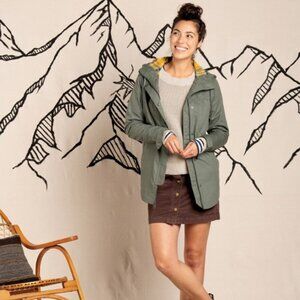 Toad&Co Tangerine Falls Jacket, Green, Size Small